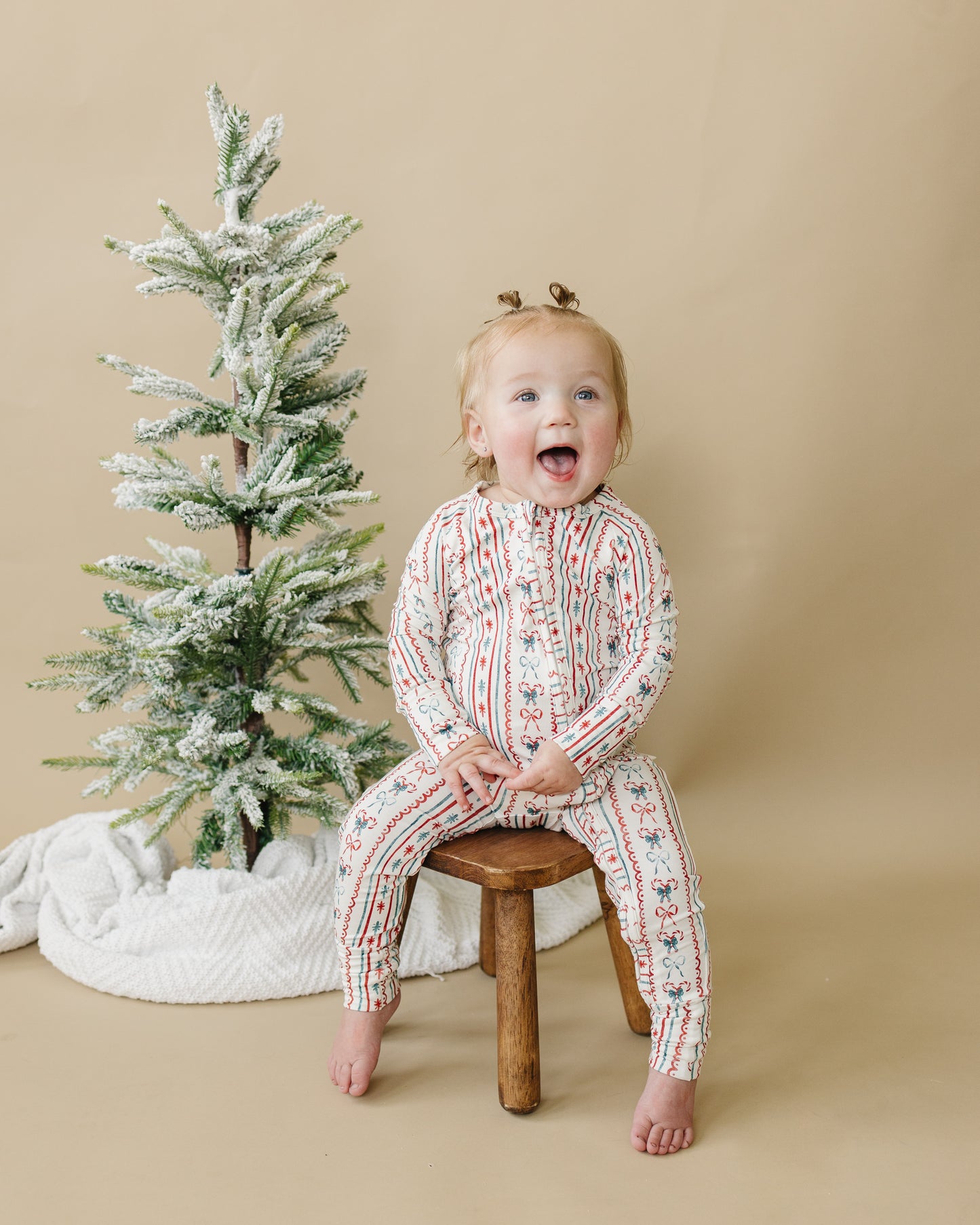 Candy Cane Lane Zippy Romper