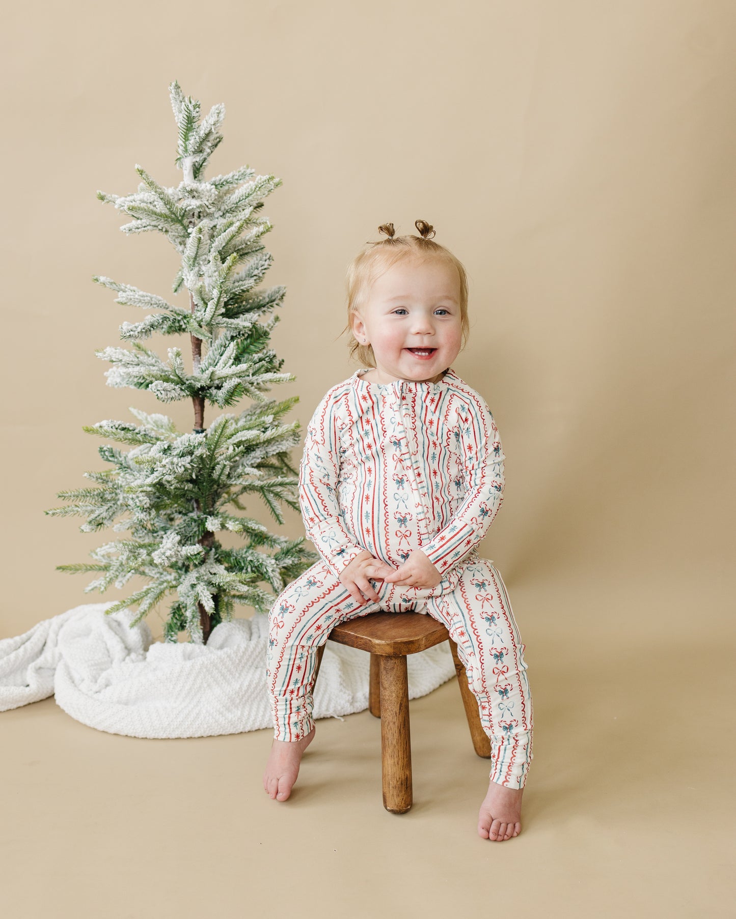 Candy Cane Lane Zippy Romper