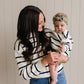Navy Stripe Adult Knit Sweater