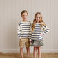 Navy Stripe Knit Sweater
