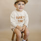 Turkey Time Organic Cotton Sweatshirt Romper