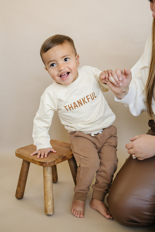 Thankful Organic Cotton Crewneck Sweatshirt