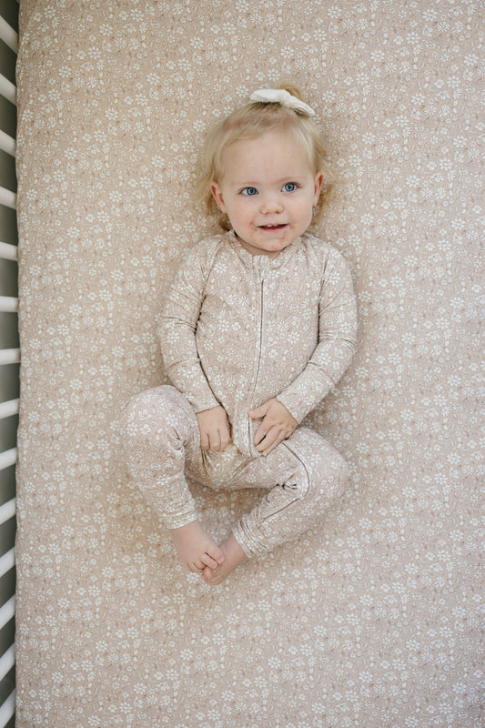 Dainty Ditsy Bamboo Zippy Romper