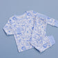 Bamboo Two Piece Set | Blue Flowers