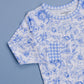 Bamboo Two Piece Set | Blue Flowers