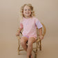 Custom Embroidered Colorblock Tee and Shorts Set