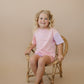 Custom Embroidered Colorblock Tee and Shorts Set