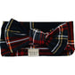 Christmas Plaid Bamboo Head Wrap