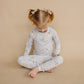 Bunny Blossoms 2pc Bamboo Pajama Set