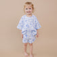 Shorts Set | Blue Flowers