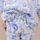 Shorts Set | Blue Flowers