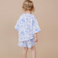 Shorts Set | Blue Flowers