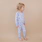 Bamboo Two Piece Set | Blue Flowers