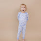 Bamboo Two Piece Set | Blue Flowers