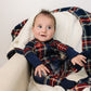 Christmas Plaid Bamboo Zipper