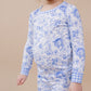 Bamboo Two Piece Set | Blue Flowers