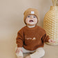 Custom Embroidered Thanksgiving Organic Cotton Sweater