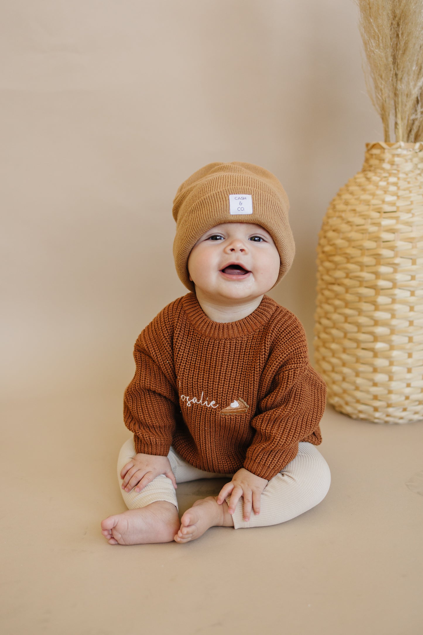 Custom Embroidered Thanksgiving Organic Cotton Sweater