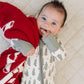 Christmas Trees Bamboo Zipper