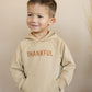 Thankful Hooded Sweatshirt - camel