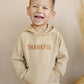 Thankful Hooded Sweatshirt - camel