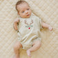 Custom Embroidered Christmas Reindeer T-Shirt Romper