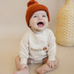 Custom Thanksgiving Embroidered Organic Cotton Sweatshirt Romper