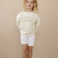 Custom Embroidered Sibling Crewneck Sweatshirt or Romper - Big or Little Brother or Sister