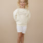 Custom Embroidered Sibling Crewneck Sweatshirt or Romper - Big or Little Brother or Sister