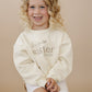 Custom Embroidered Sibling Crewneck Sweatshirt or Romper - Big or Little Brother or Sister
