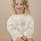 Custom Embroidered Sibling Crewneck Sweatshirt or Romper - Big or Little Brother or Sister