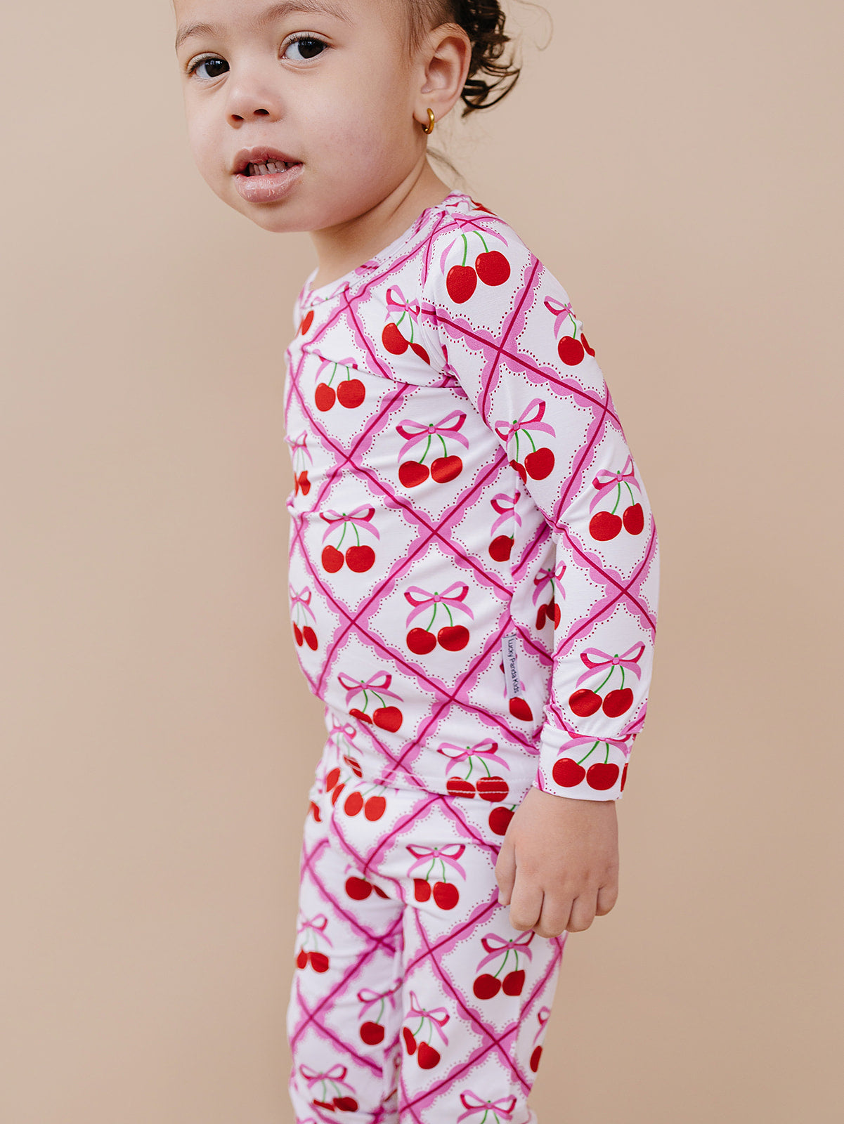 Bamboo Two Piece Set | Cherry Bow