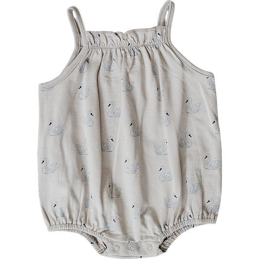 Swan Tank Bubble Romper