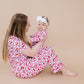 Bamboo Zip Romper | Cherry Bow