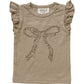 Cheetah Bow Ruffle Tee