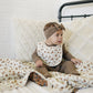 Autumn Bloom Classic Muslin Bib