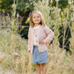 Pink Pointelle Button Down Cardigan