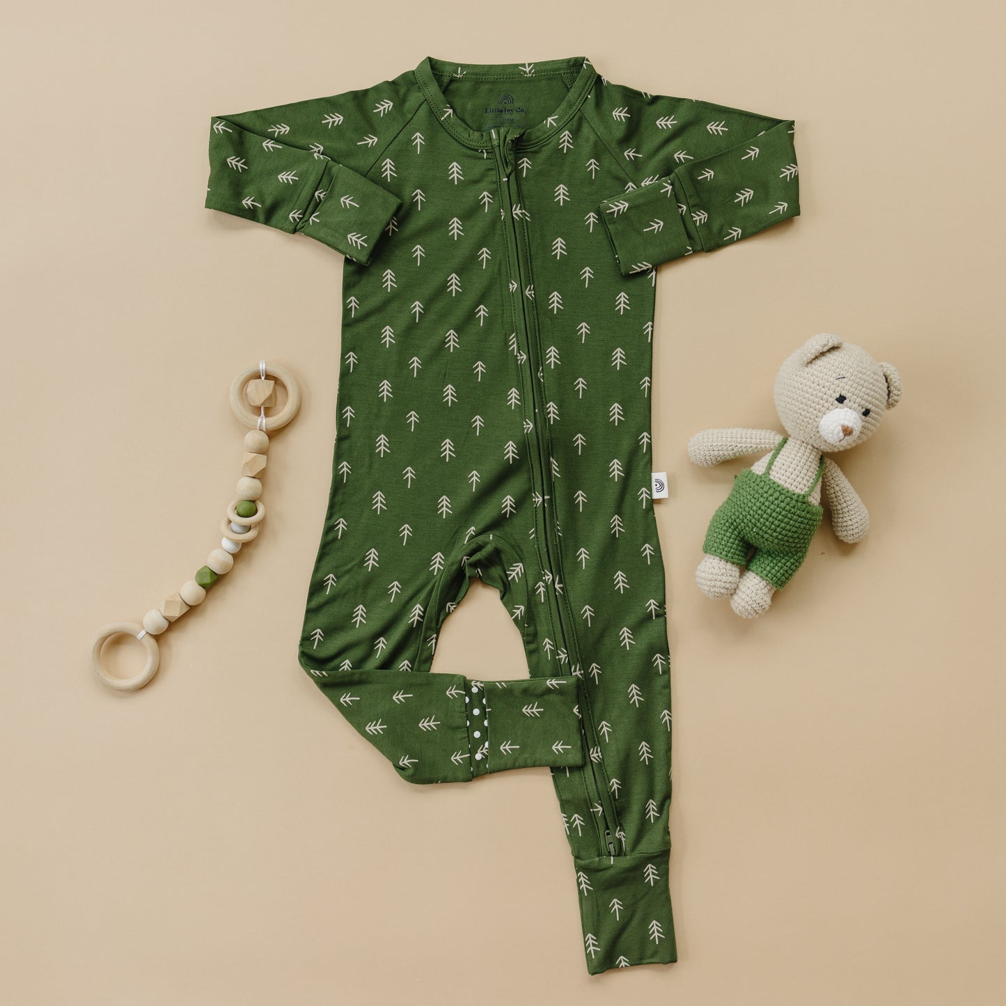 Evergreen Dreams Zippy Romper