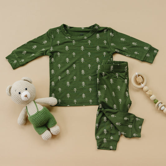 Evergreen Dreams 2pc Bamboo Pajamas