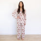 Adult Holiday Toile Lounge Set