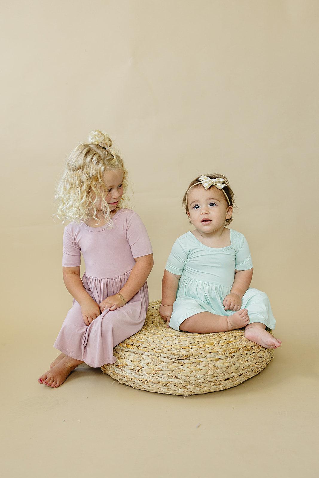 Sea Breeze Bamboo Twirl Dress - Little Joy Co.