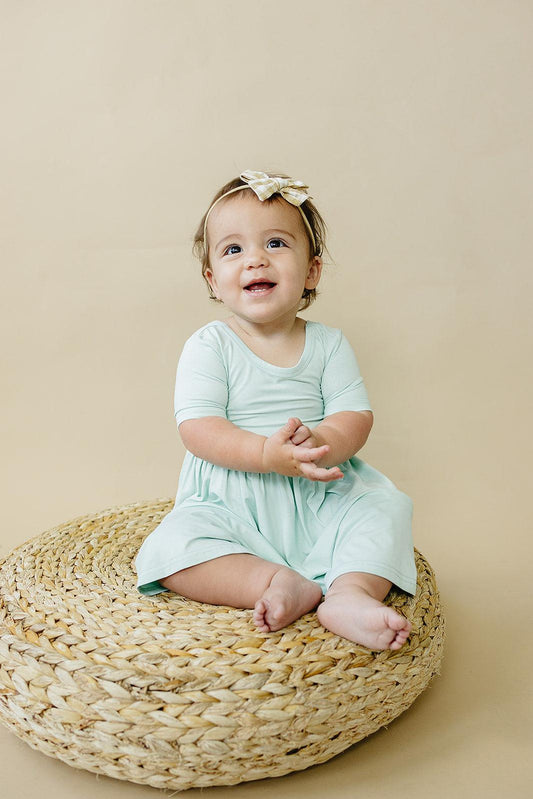 Sea Breeze Bamboo Twirl Dress - Little Joy Co.