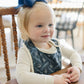 Navy Berry Classic Muslin Bib