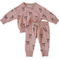 Blush Bows French Terry Set