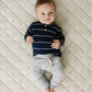 Navy Stripe Long Sleeve Tee