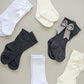 Mebie High Rise Bow Socks