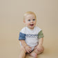 Blank Organic Cotton Colorblock T-Shirt Romper