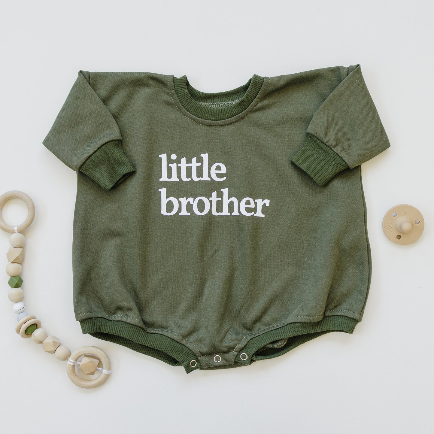 Little Brother Sweatshirt Romper - more colors