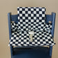 Black & White Checkered Cushion for the Stokke Tripp Trapp Highchair