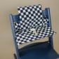 Black & White Checkered Cushion for the Stokke Tripp Trapp Highchair